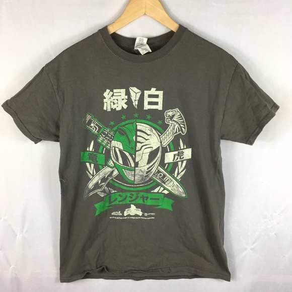 green ranger white ranger shirt